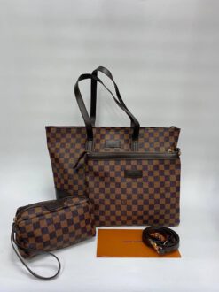 Женская сумка Louis Vuitton коричневая 35/28/11 A65818 - фото 3