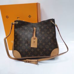 Женская сумка Louis Vuitton коричневая 32/27/8 - фото 4