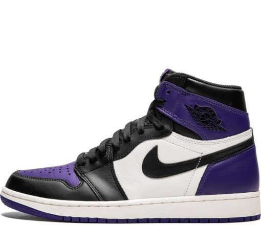 Кроссовки Nike Air Jordan 1 Retro High Purple - фото 1