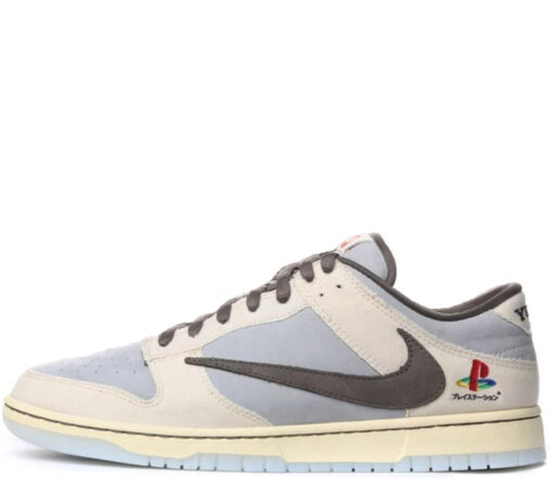Кроссовки Nike Air Jordan 1 X PlayStation 5 X Travis Scott Low - фото 1