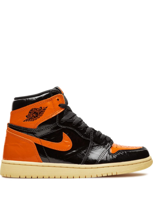 Кроссовки Nike Air Jordan 1 Retro Black/Orange a71189 - фото 2