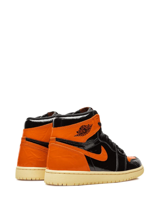 Кроссовки Nike Air Jordan 1 Retro Black/Orange a71189 - фото 5