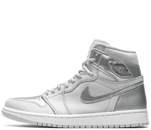 Кроссовки Nike Air Jordan 1 Retro Silver - фото 1