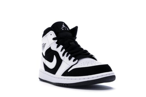 Кроссовки Nike Air Jordan 1 Retro Black/White - фото 4