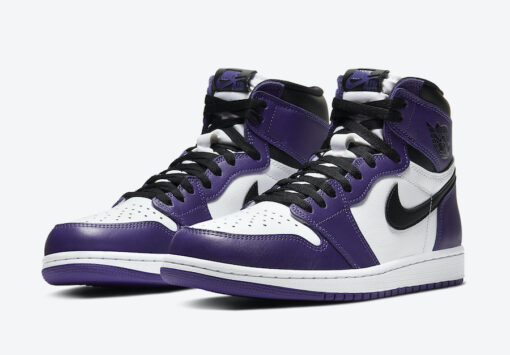Кроссовки Nike Air Jordan 1 Retro High OG Court Purple 2.0 - фото 4