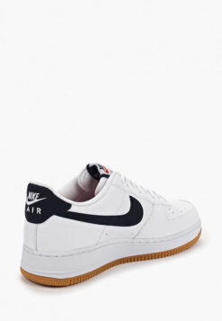 Кроссовки Nike Air Force 1 ’07 White/Obsidian-University Red