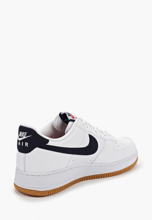 Кроссовки Nike Air Force 1 '07 White/Obsidian-University Red - фото 3