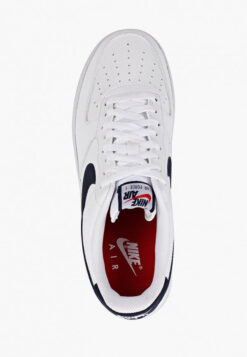 Кроссовки Nike Air Force 1 ’07 White/Obsidian-University Red