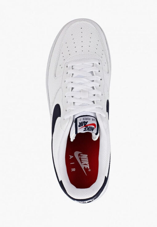 Кроссовки Nike Air Force 1 '07 White/Obsidian-University Red - фото 4