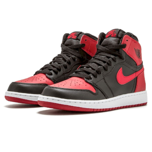 Кроссовки Nike Air Jordan 1 High Black/Red - фото 3