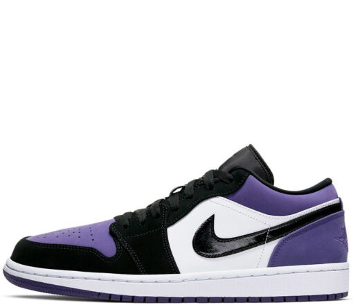 Кроссовки Nike Air Jordan 1 low Purple - фото 1