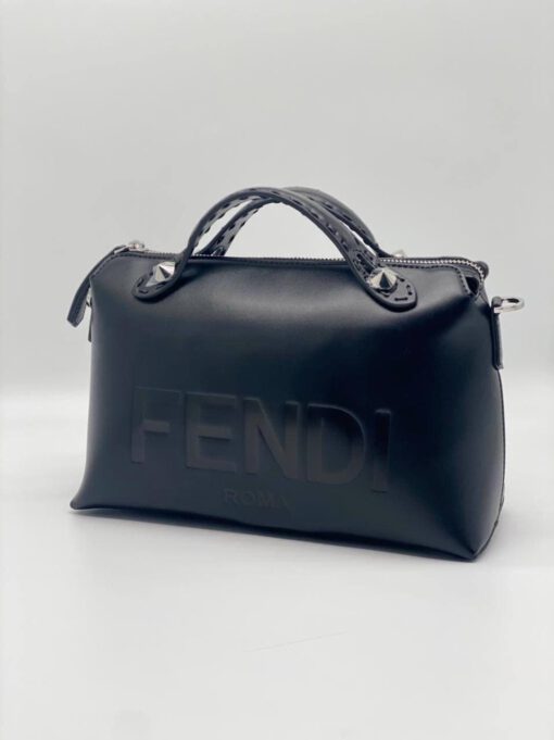 Женская кожаная сумка Fendi 66164 черная 27/16 см - фото 1