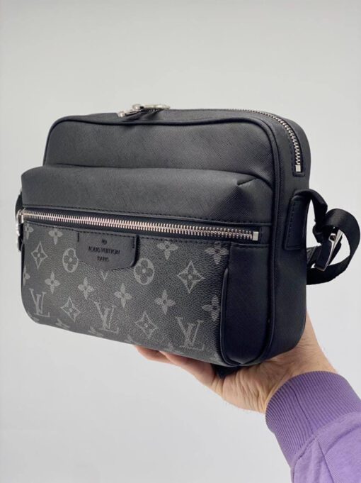 Мужская сумка Louis Vuitton Outdoor черная 24/17 коллекция 2021-2022 - фото 5