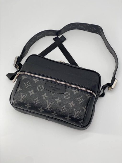 Мужская сумка Louis Vuitton Outdoor черная 24/17 коллекция 2021-2022 - фото 6