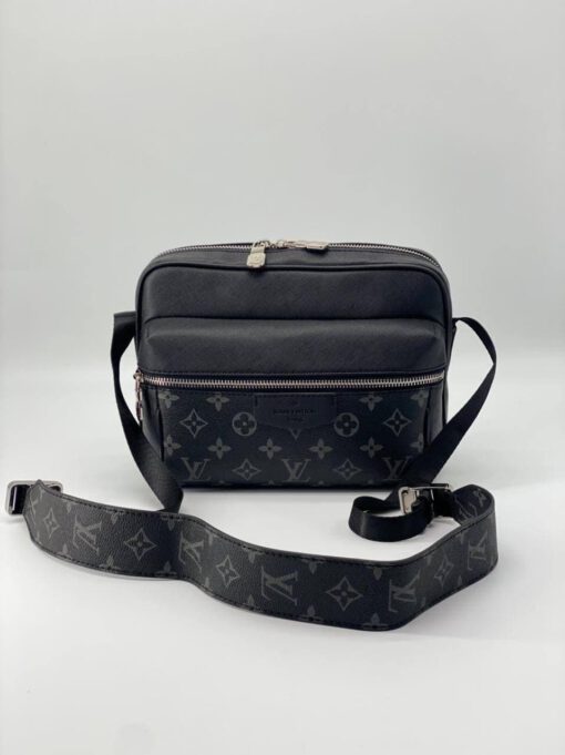 Мужская сумка Louis Vuitton Outdoor черная 24/17 коллекция 2021-2022 - фото 7