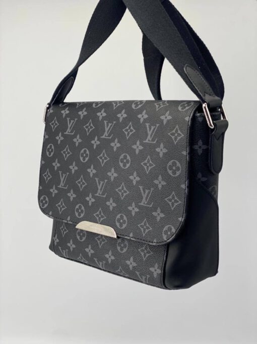 Мужская сумка Louis Vuitton черная 26/22 коллекция 2021-2022 - фото 4