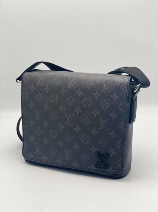 Мужская сумка Louis Vuitton черная 25/21 коллекция 2021-2022 A66280 - фото 3