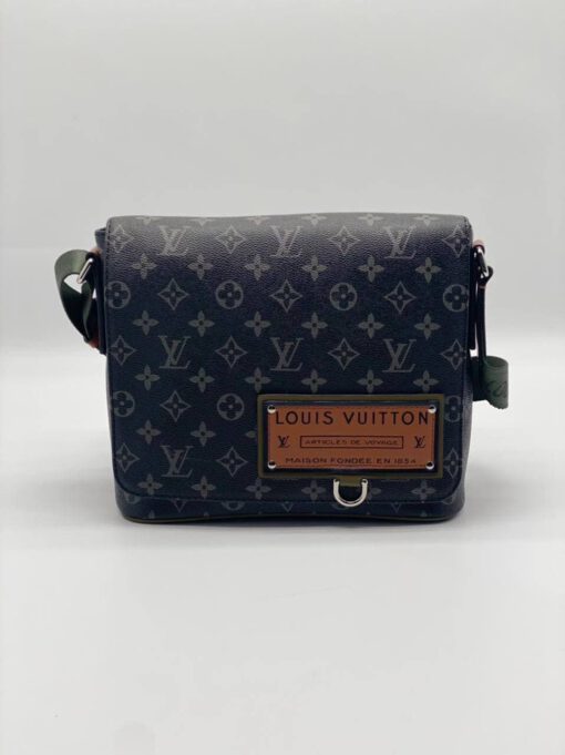 Мужская сумка Louis Vuitton черная 25/21 коллекция 2021-2022 A66291 - фото 1