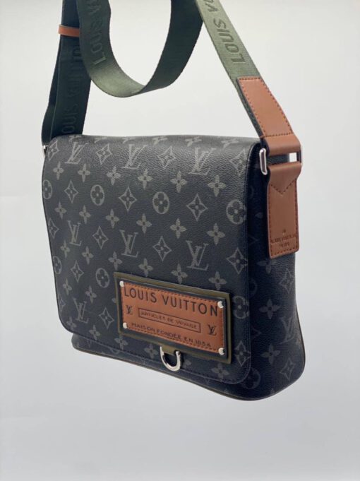 Мужская сумка Louis Vuitton черная 25/21 коллекция 2021-2022 A66291 - фото 4