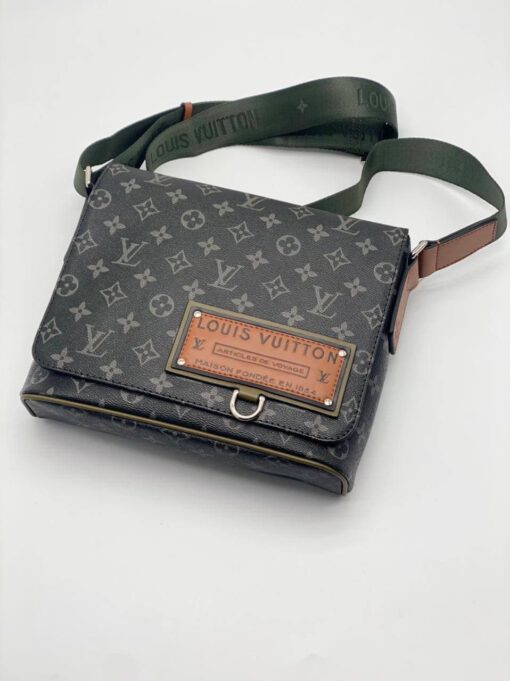 Мужская сумка Louis Vuitton черная 25/21 коллекция 2021-2022 A66291 - фото 6