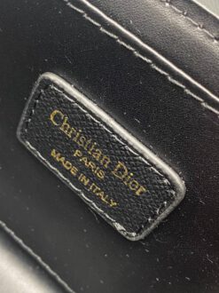 Женский кожаный клатч Dior черный 17/12 коллекция 2021-2022