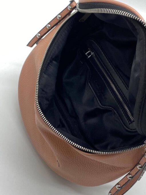 Женская кожаная сумка Balenciaga бежевая 25/22 коллекция 2021-2022 - фото 2
