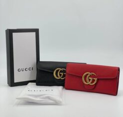 Кошелек Gucci черный 19/9 коллекция 2021-2022