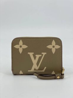Женский кожаный кошелёк Louis Vuitton коричневый 11/8 коллекция 2021-2022 - фото 7