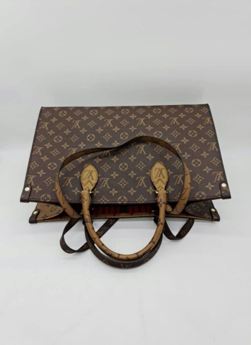 Женская сумка-тоут Louis Vuitton коричневая 43/27/17 коллекция 2021-2022 - фото 2