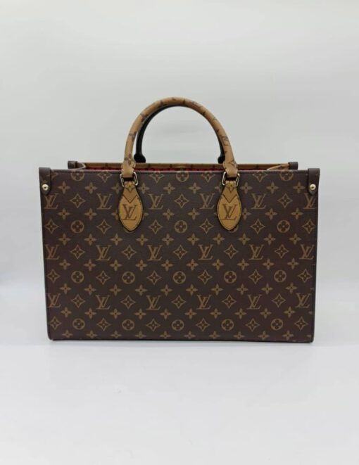 Женская сумка-тоут Louis Vuitton коричневая 43/27/17 коллекция 2021-2022 - фото 3