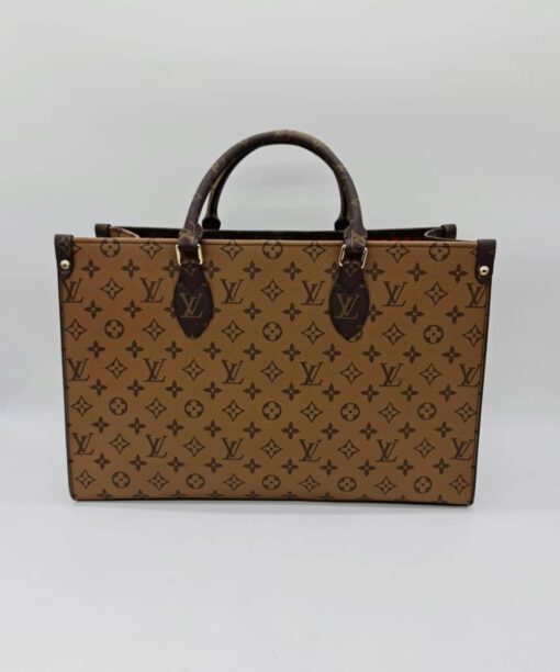 Женская сумка-тоут Louis Vuitton коричневая 43/27/17 коллекция 2021-2022 - фото 4