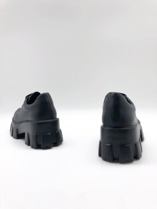 Туфли-дерби женские Prada черные коллекция 2021-2022 A66811 - фото 2
