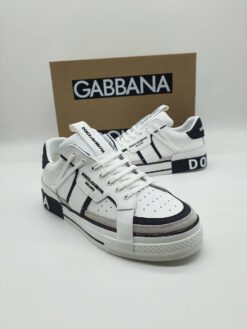 Кроссовки Dolce & Gabbana Custom 2 Zero A67857 белые