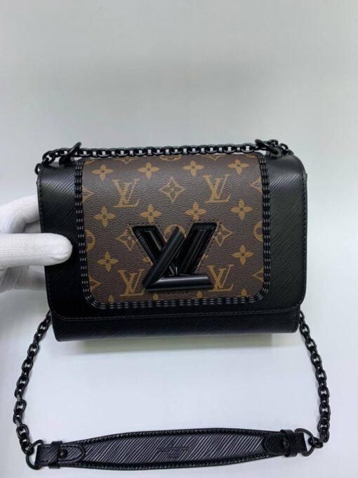Женская кожаная сумка Louis Vuitton каштановая 23/17 коллекция 2021-2022 - фото 1