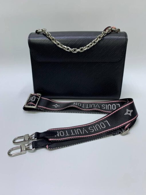 Женская кожаная сумка Louis Vuitton черная 23/17 коллекция 2021-2022 A68479 - фото 3