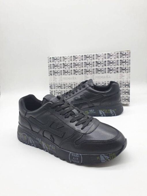 Мужские кроссовки Premiata черные коллекция 2021-2022 A68971 - фото 4