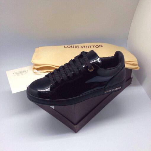Туфли-дерби женские кожаные Louis Vuitton черные коллекция 2021-2022 - фото 2
