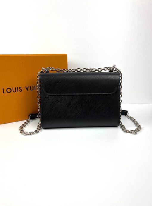 Женская сумка Louis Vuitton Twist MM 23/17/9,5 премиум-люкс черная - фото 7