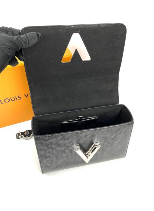 Женская сумка Louis Vuitton Twist MM 23/17/9,5 премиум-люкс черная - фото 2