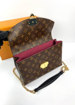 Женская сумка Louis Vuitton Saint-Placide A70342 премиум-люкс коричневая 25/16/7 см
