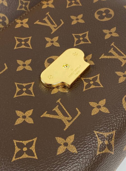 Женская сумка Louis Vuitton Saint-Placide A70342 премиум-люкс коричневая 25/16/7 см - фото 3