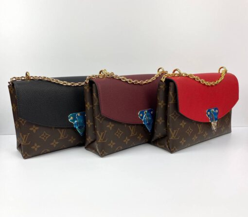 Женская сумка Louis Vuitton Saint-Placide A70357 премиум-люкс коричневая 25/16/7 см - фото 8