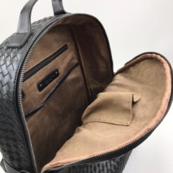 Рюкзак кожаный Bottega Veneta черный 39/30 см коллекция 2021-2022