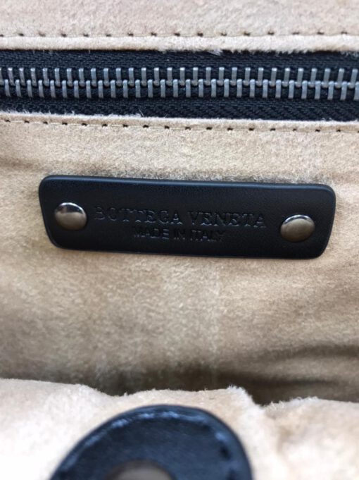 Рюкзак кожаный Bottega Veneta черный 34/27 см коллекция 2021-2022 - фото 5