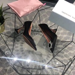 Туфли женские кожаные Amina Muaddi премиум-люкс коллекция 2021-2022