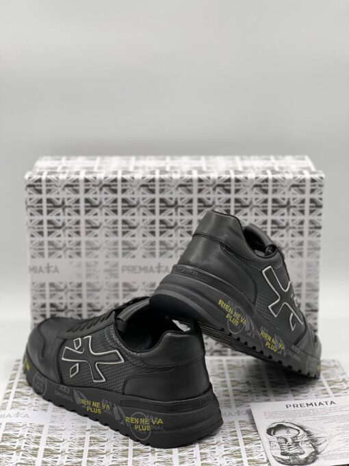 Мужские кроссовки Premiata A68983 черные - фото 3