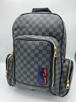 Рюкзак из канвы Louis Vuitton серый 40/28 см