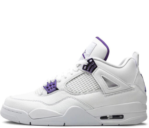 Кроссовки Nike Air Jordan 4 Retro Metallic Purple - фото 1