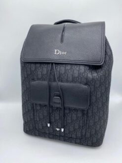 Рюкзак Christian Dior черный с рисунком 42/30 см
