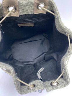 Рюкзак Charlie Chanel тканевый серый 27/28/20 см